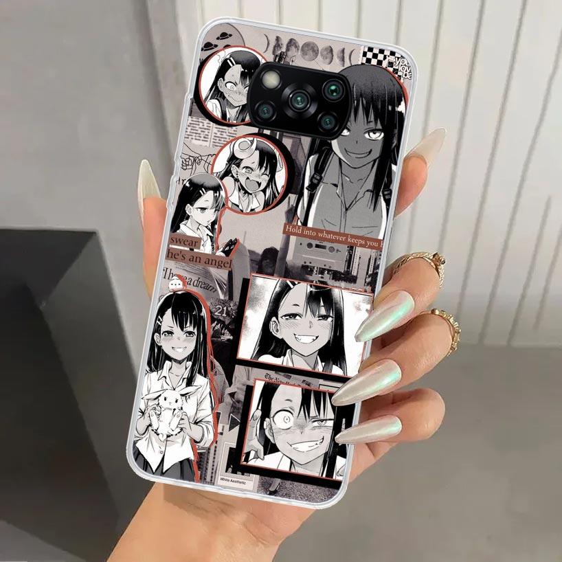 Nagatoro San Anime Aesthetic Phone Case for Xiaomi Poco X7 X6 X5 X4 X3 Nfc F6 F5 F4 GT F3 F2 Pro F1 M5S M4 M3 5G Soft Funda Prin
