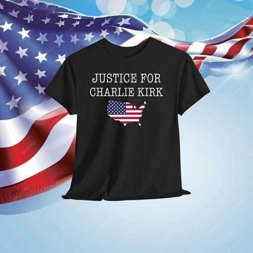 Justice For Charlie Kirk Faith T-Shirt Size S-3XL M