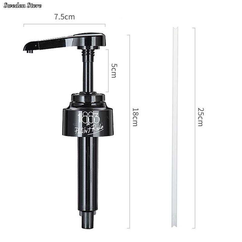1pc 10ml Coffee Dispenser Syrup Pump Black Liquid Dispenser for Syrup