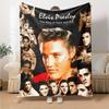Elvis Presley Blanket Durable Comfort Suitable for Couch Office Livingroom Four Seasons Universal Digital Print Best Holiday Gift for Friends Family
