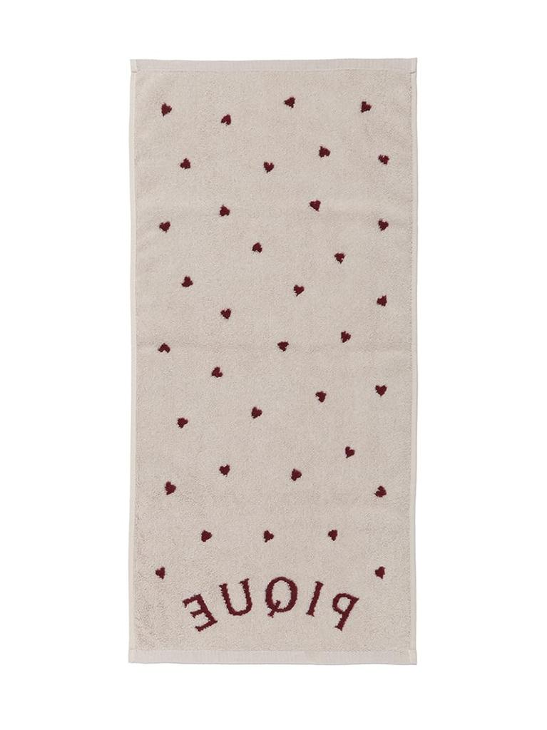 Gelato Pique Heart Logo JQD Face Towel PWGG254568 Red F Women's