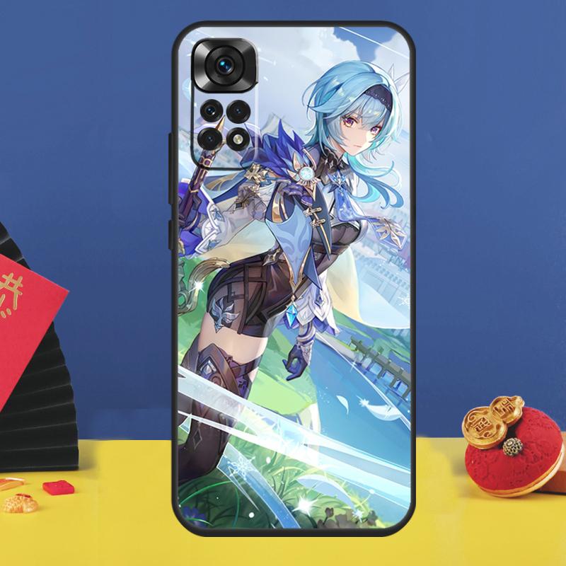 Genshin Impact Eula Case For Xiaomi Redmi Note 11 9 10 12 13 14 15 Pro Plus Redmi 15 14C 10C 12C 13C 15C Cover