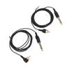 2pcs 6.2ft Tattoo Clip Cord Fully Compatible Heat Resistance Flexible Safe Straight Elbow RCA Tattoo Clip Cord