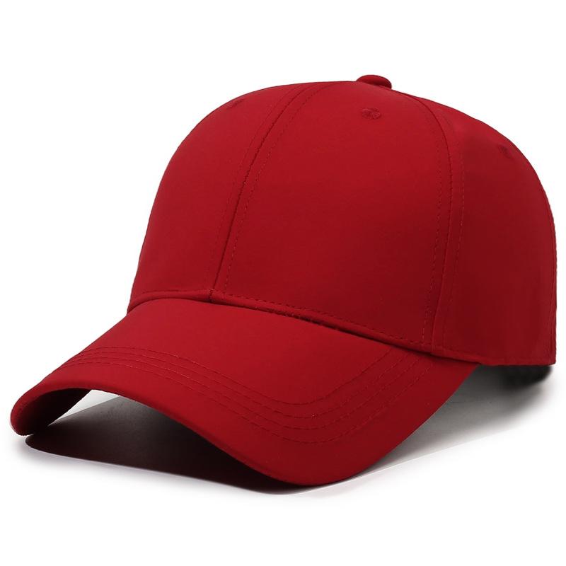 Solid Color Baseball Cap for Unisex Sunscreen Cap Outdoor Cap