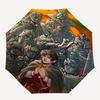 1 Stück Outdoor-Regenschirm mit Herr der Ringe Charakteren, Automatisches Öffnen/Schließen, Tragbares 3-fach faltbares Design, 8-Speichen Eisenrahmen - Perfektes Geschenk für Fans, T