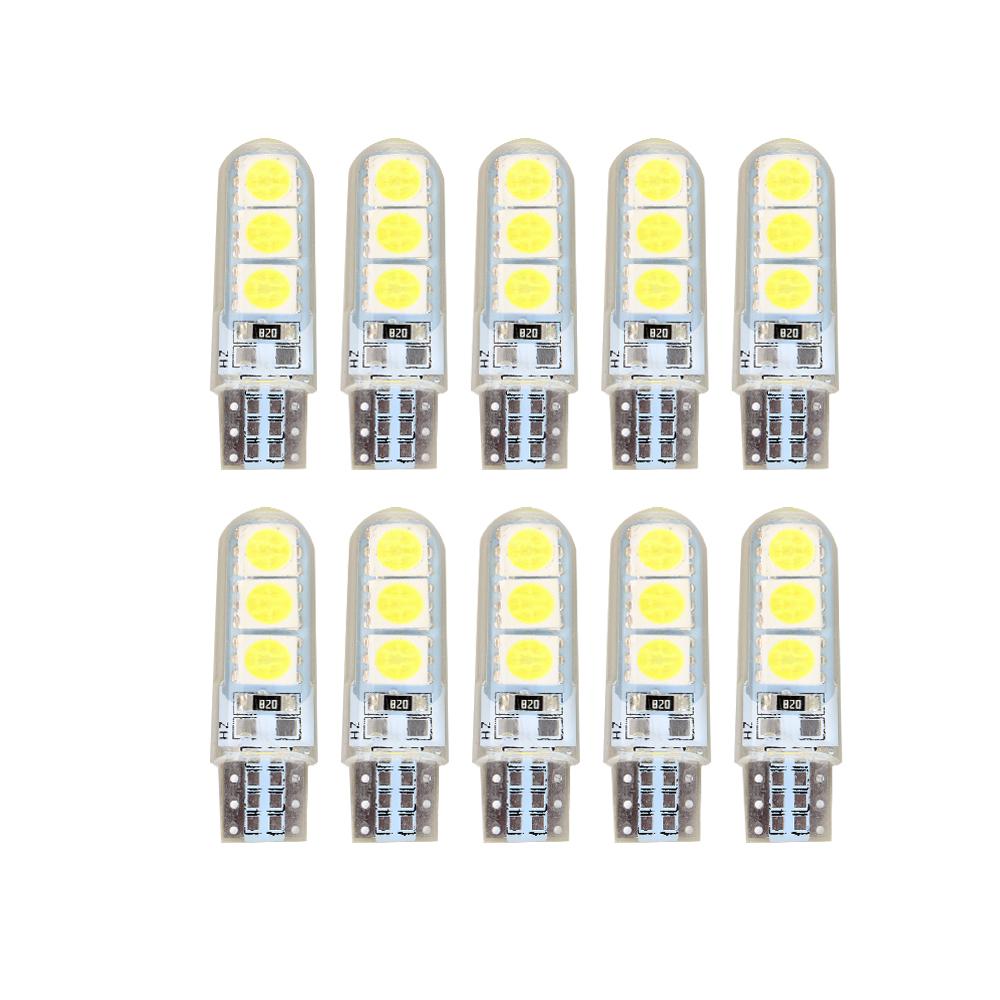 Silicone 12V 6 SMD Car Interior Dome Reading Light License Plate Lamp Waterproof LED Bulb Side Marker Lamp