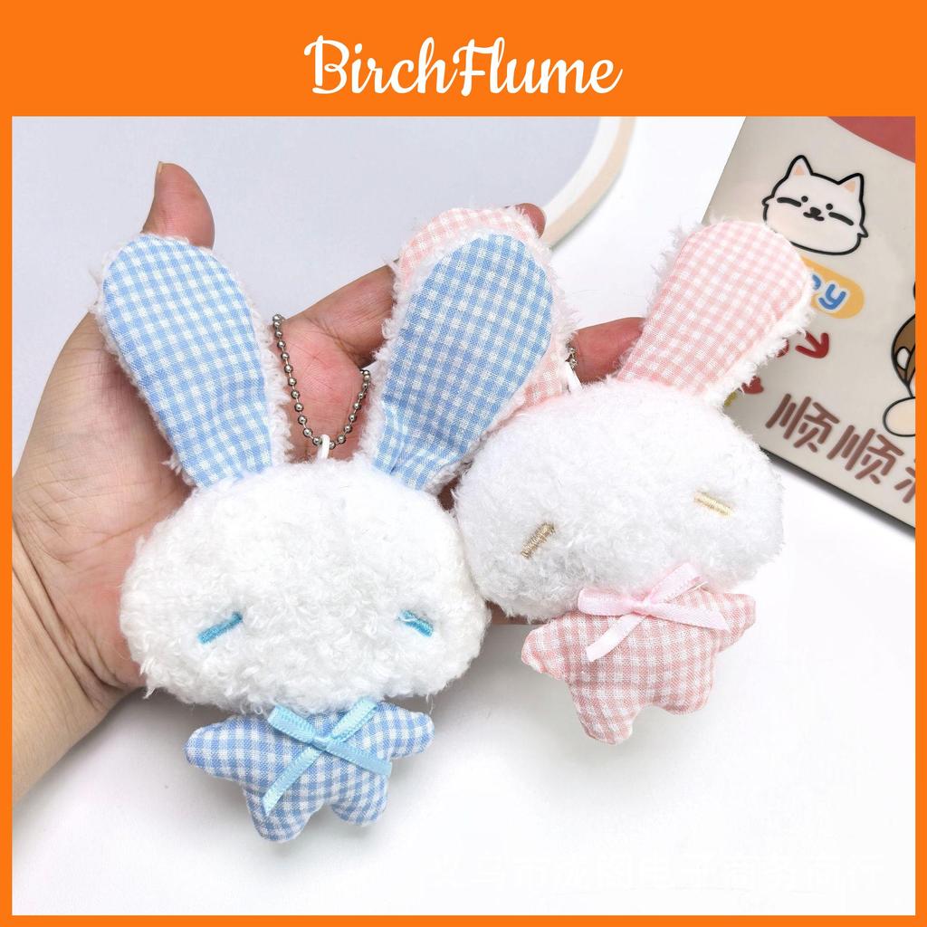 Plush Bunny Keychain With Cartoon Design For Girls And Teens