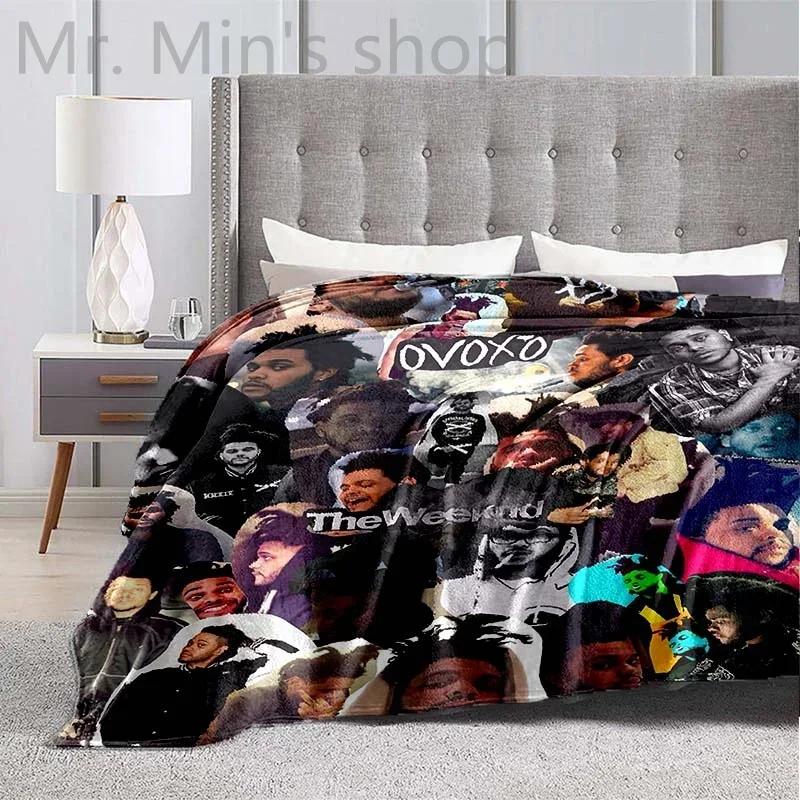 The Weeknd - Manta for the Singer The Weeknd Print Blanket Home travel blanket throw blanket thin blanket Warm blanket