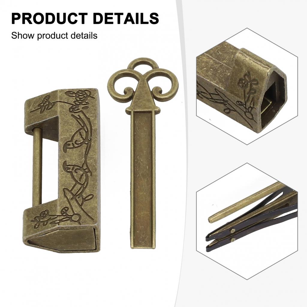 High Quality Chinese Style Retro Zinc Alloy Jewelry Boxes