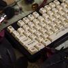 Die Voynich-Manuskript-Tastenkappe 135 Tasten PBT Benutzerdefinierte Personalisierte Tastenkappe Cherry Profil Gaming-Tastenkappe für Mechanische Tastatur