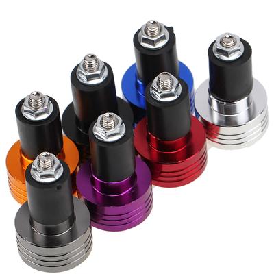 7/8" 22 Mm Motorcycle Handle Bar End Handlebar Grips Sliders Cap Plug Counterweight Cover for Honda Kawasaki Suzuki Ducati BMW