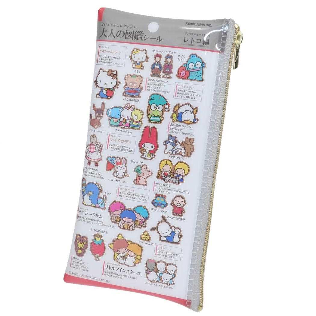 

Sanrio Characters Adult Picture Book Clear Pen Sanrio [Pen Pouch] Case/Retro