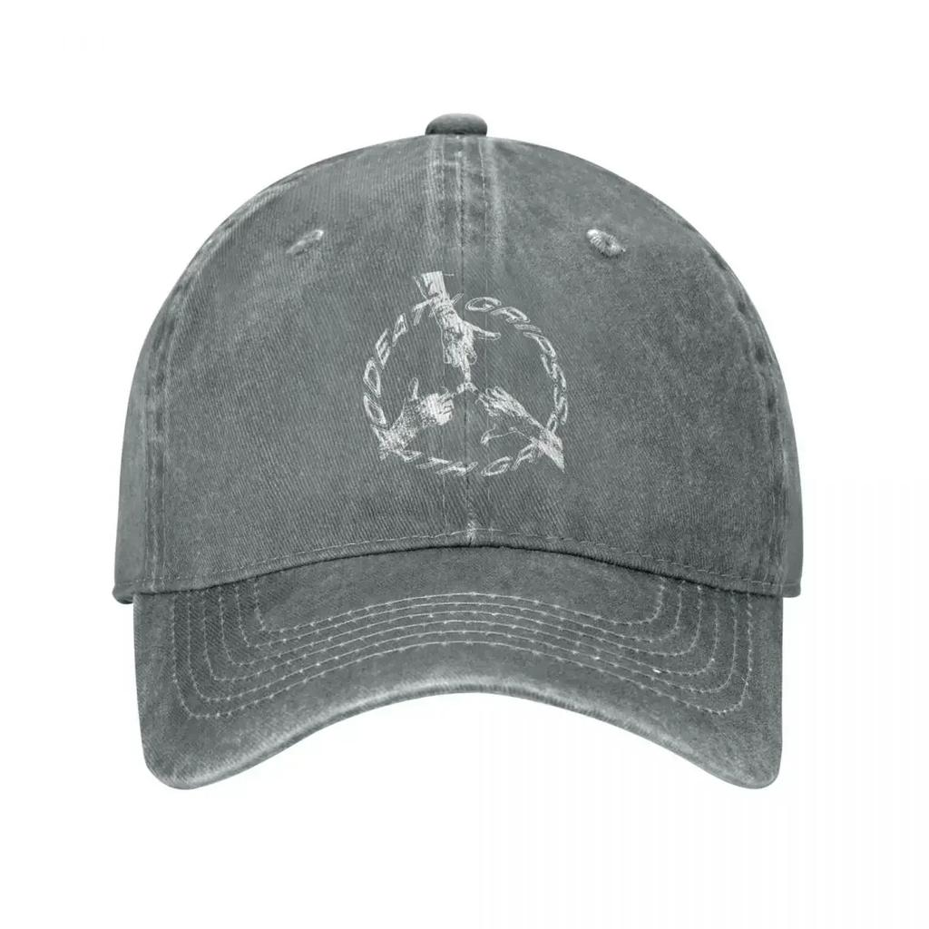Retro Death Grips Baseball Caps for Men Women Distressed Washed Snapback Cap Outdoor Workouts Adjustable  Hat