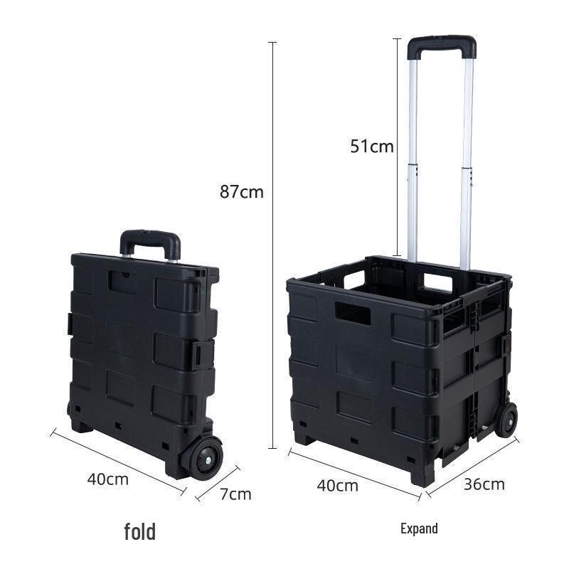 Компактная складная тележка для покупок - Модель Экспресс