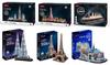 Cubic fun puzzle 3d wieża eiffla podświetlenie led cubicfun l091h