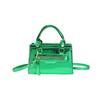 Glossy Crocodile Pattern Small Square Bag Women's New Fashionable Colorful Handbag Textured Shoulder Messenger Bag