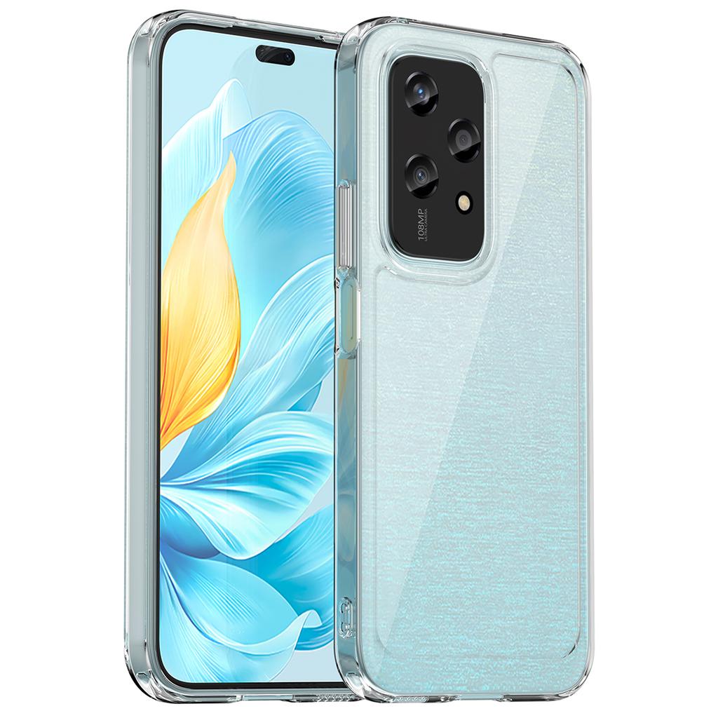 For Honor 200 Lite Case Colorful Frame TPU+Acrylic Clear Back Phone Cover