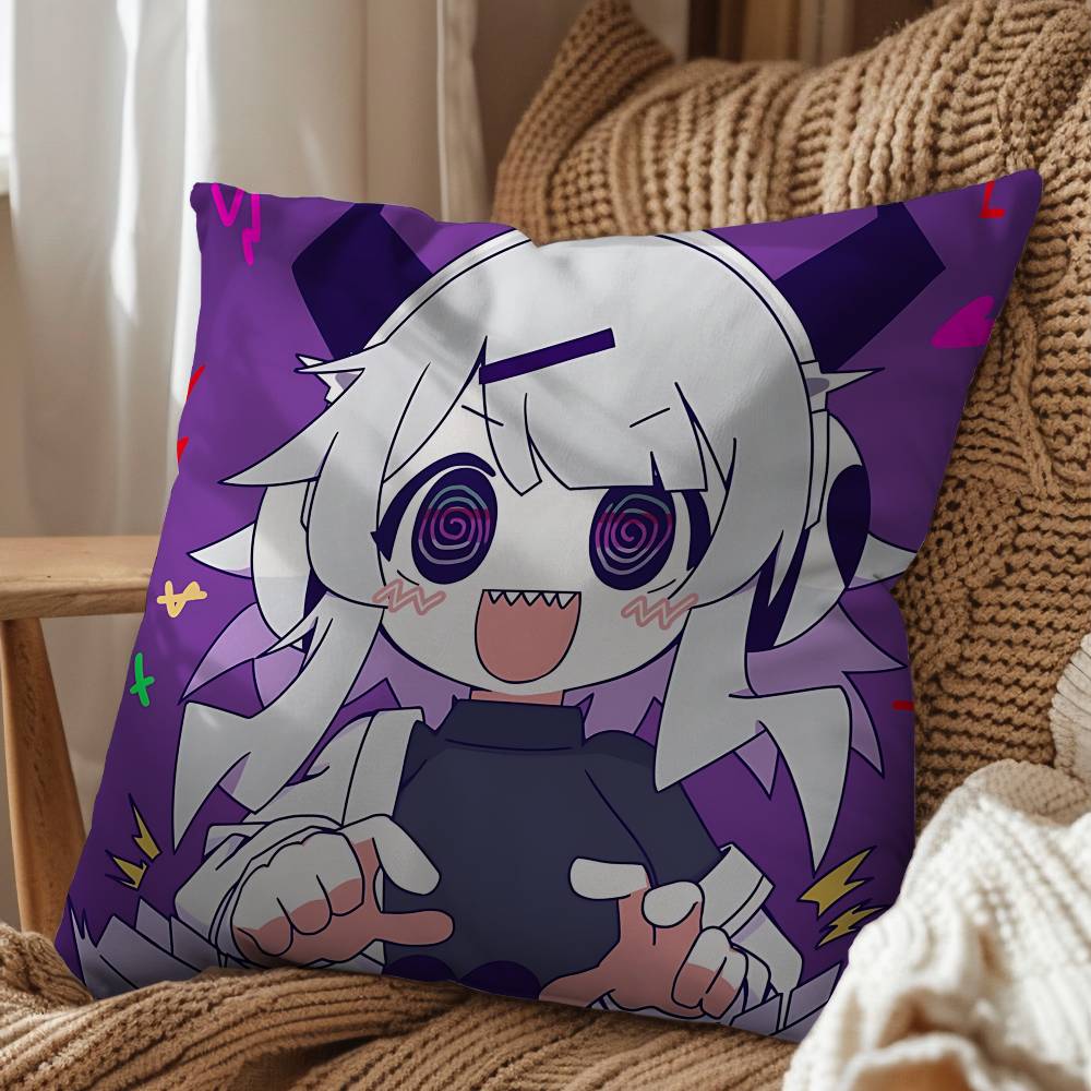 game Yunyun Syndrome Rhythm Psychosis Pillow Case Sofa Living Room Bedroom Headboard Backrest Cushion Square Cushion Nap Time