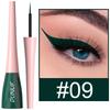 18 colori eyeliner liquido ad asciugatura rapida impermeabile eyeliner a lunga tenuta ombretto sistema di colori misti eyeliner penne per trucco occhi glamour