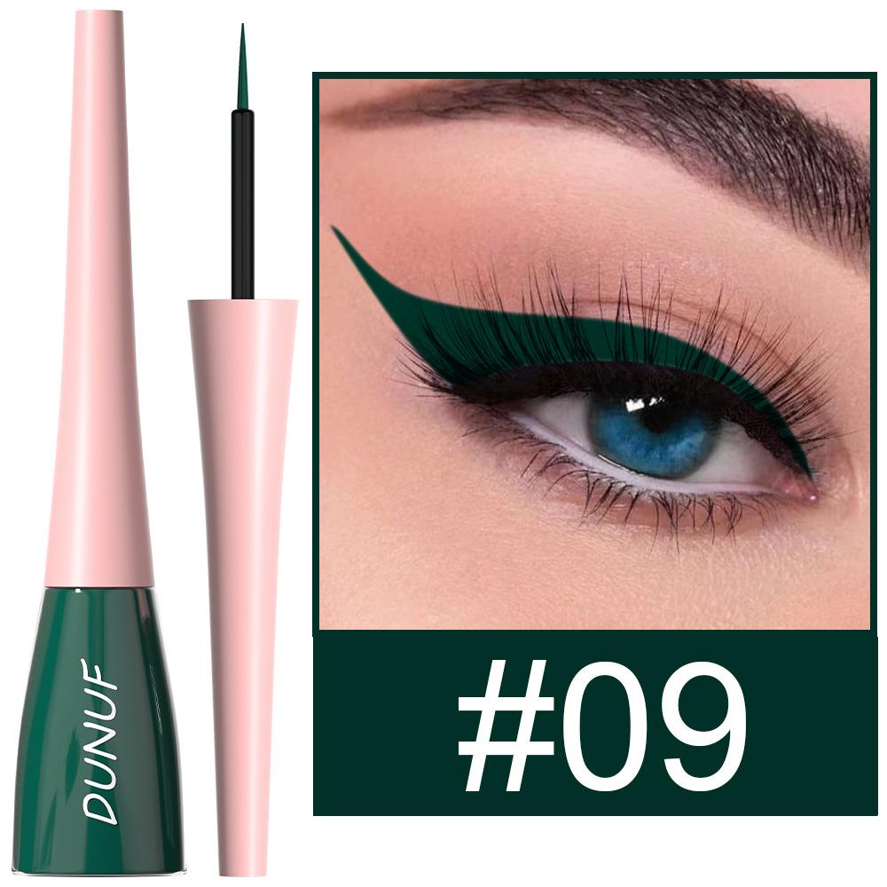 18 colori eyeliner liquido ad asciugatura rapida impermeabile eyeliner a lunga tenuta ombretto sistema di colori misti eyeliner penne per trucco occhi glamour
