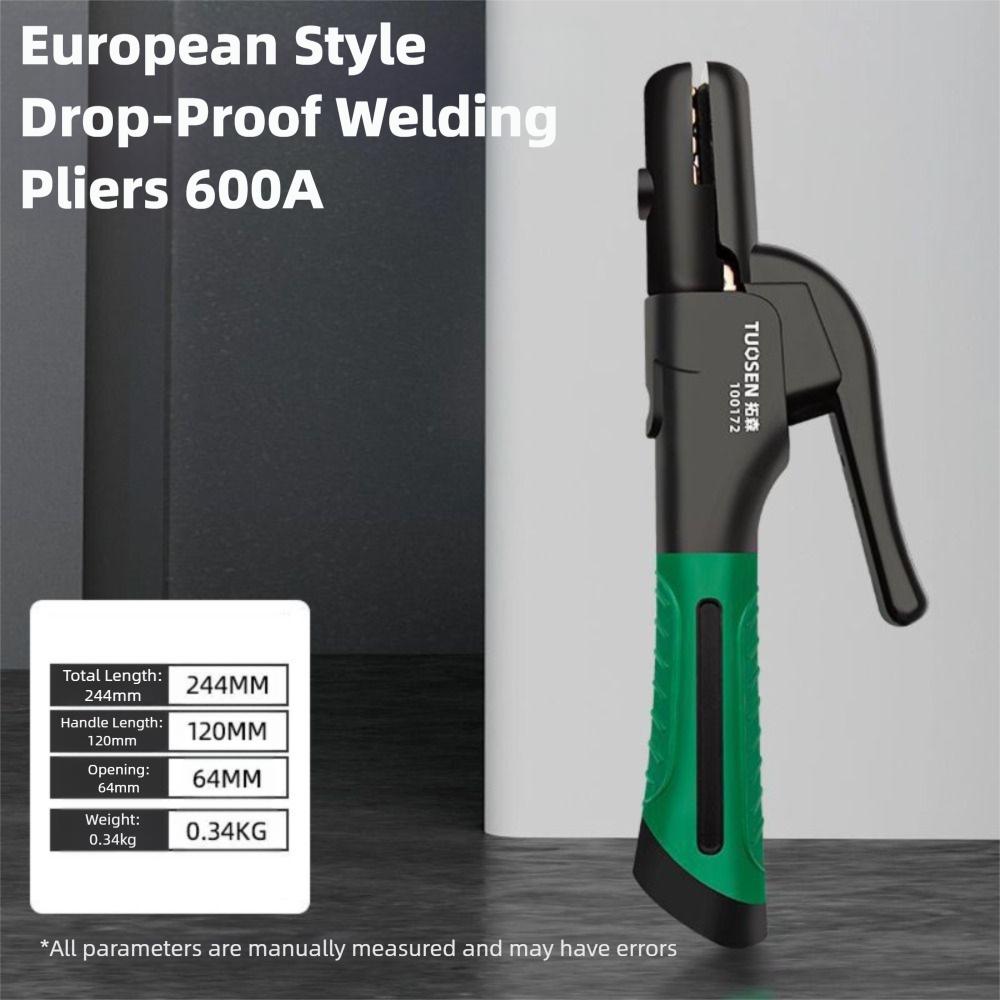 Durable Welding Electrode Holder Copper Body Heavy Duty Welding Tongs  Industrial Use