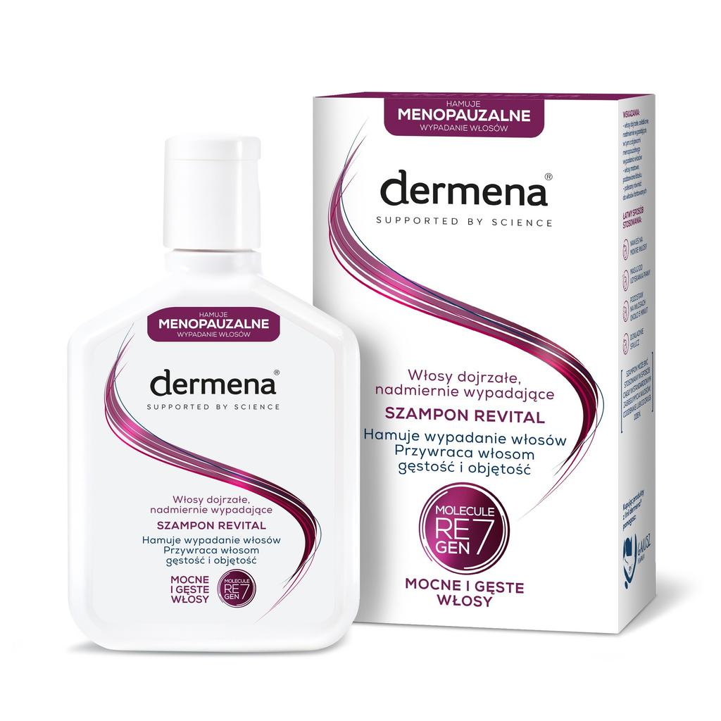 Dermena Revital Moisturizing and Regenerating Shampoo for Mature, Excessive Hair Loss 200ml