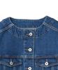 Music Denim Indigo [earth & Ecology] Outerwear, No-collar Jacket, Women's,