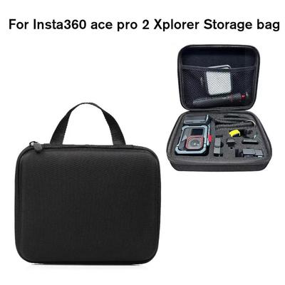 Pour Insta360 Ace Pro 2 Xplorer Bundle Sac de Rangement EVA Anti-Chute et Anti-Choc Organisateur d'Accessoires pour Appareil Photo de Photographie de Rue