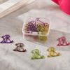 Cute Book Markers for Readers 20PCS Shaped Paper Clips, Bone/Duck/Dog/Cat Shape, Decorative Funny Bookmarks Students Metal Fasteners Office And School