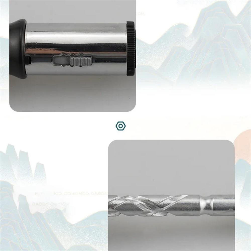 Hand-pressed Screwdriver Bit Set Multifunction Head Forward Reverse Push Semi-automatic Screw Driver Fast Portable Cross Slotted