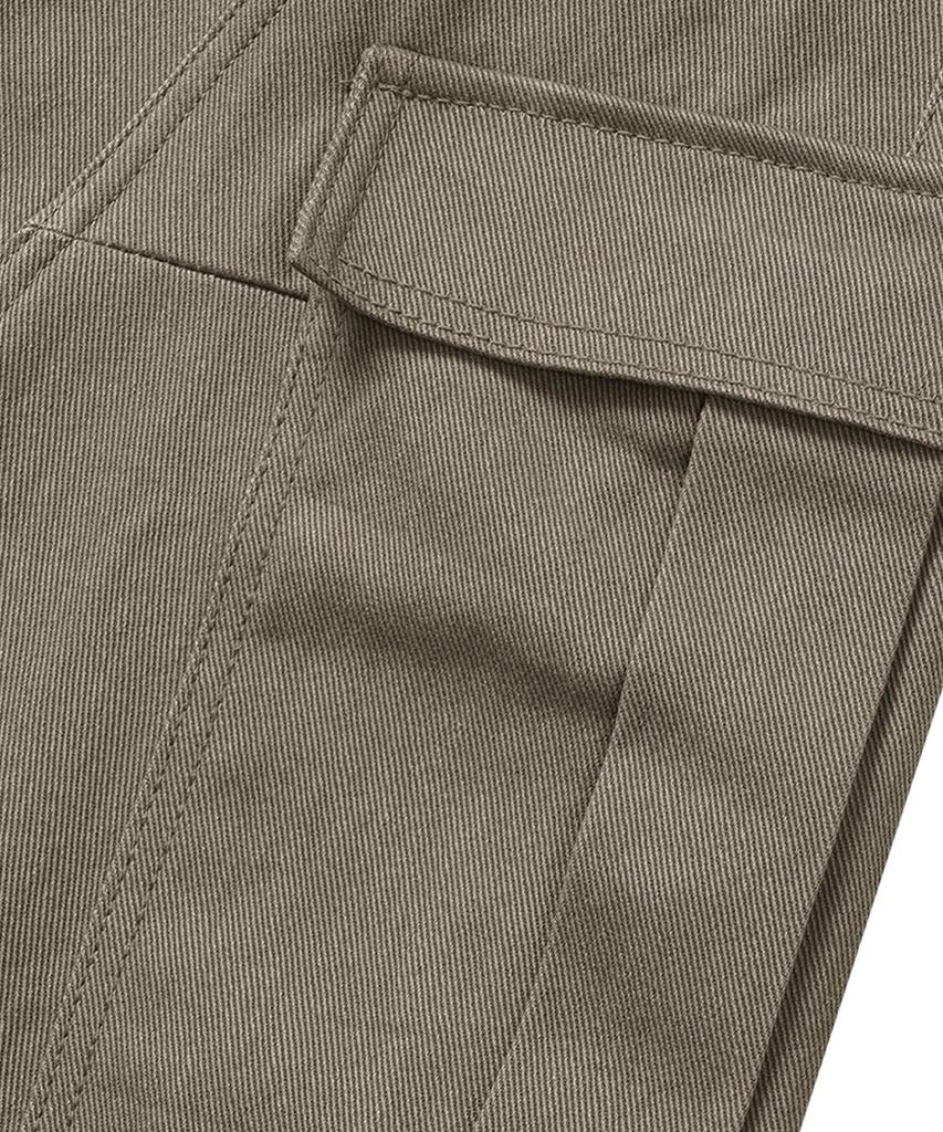 LERENNE Curved Cargo Pants - Brown