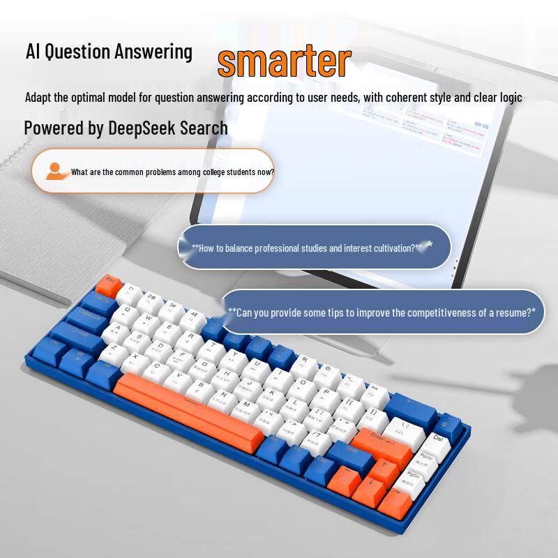 Sayrelances L8 AI Smart RGB Mechanical Keyboard