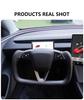 Mango Para Tesla Model 3 Highland 2026 Volante Yugo Alcantara/Cuero Nappa Modelo de Carreras de Coches 3 Highland 2024 2025