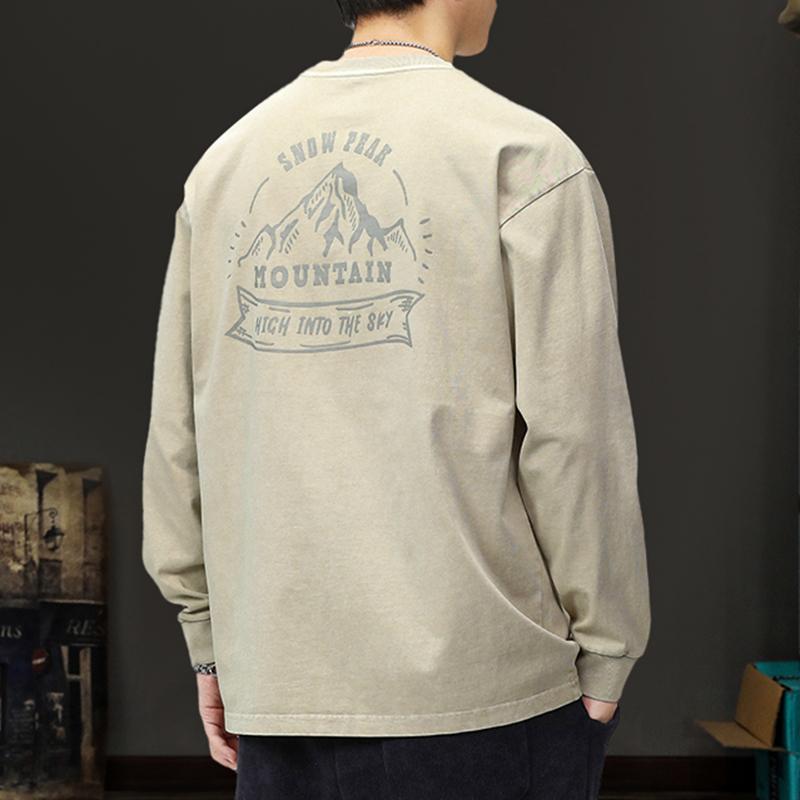 Американский ретро-свитер с принтом тай-дай для мужчин — фото 7