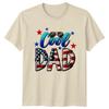 Cool Dad American Flag Sunglasses Fathers Day TShirt