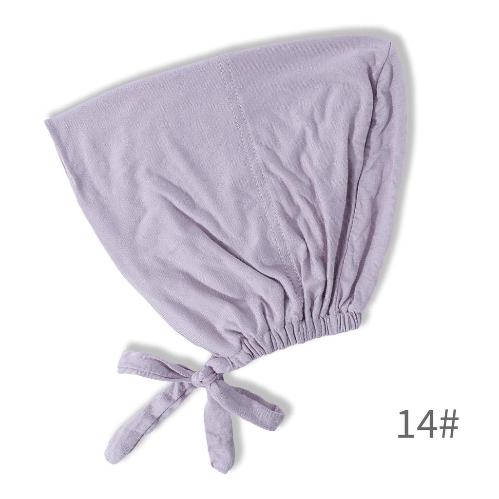 Premium Mercerized Cotton Adjustable Elastic Hair Cover Cap