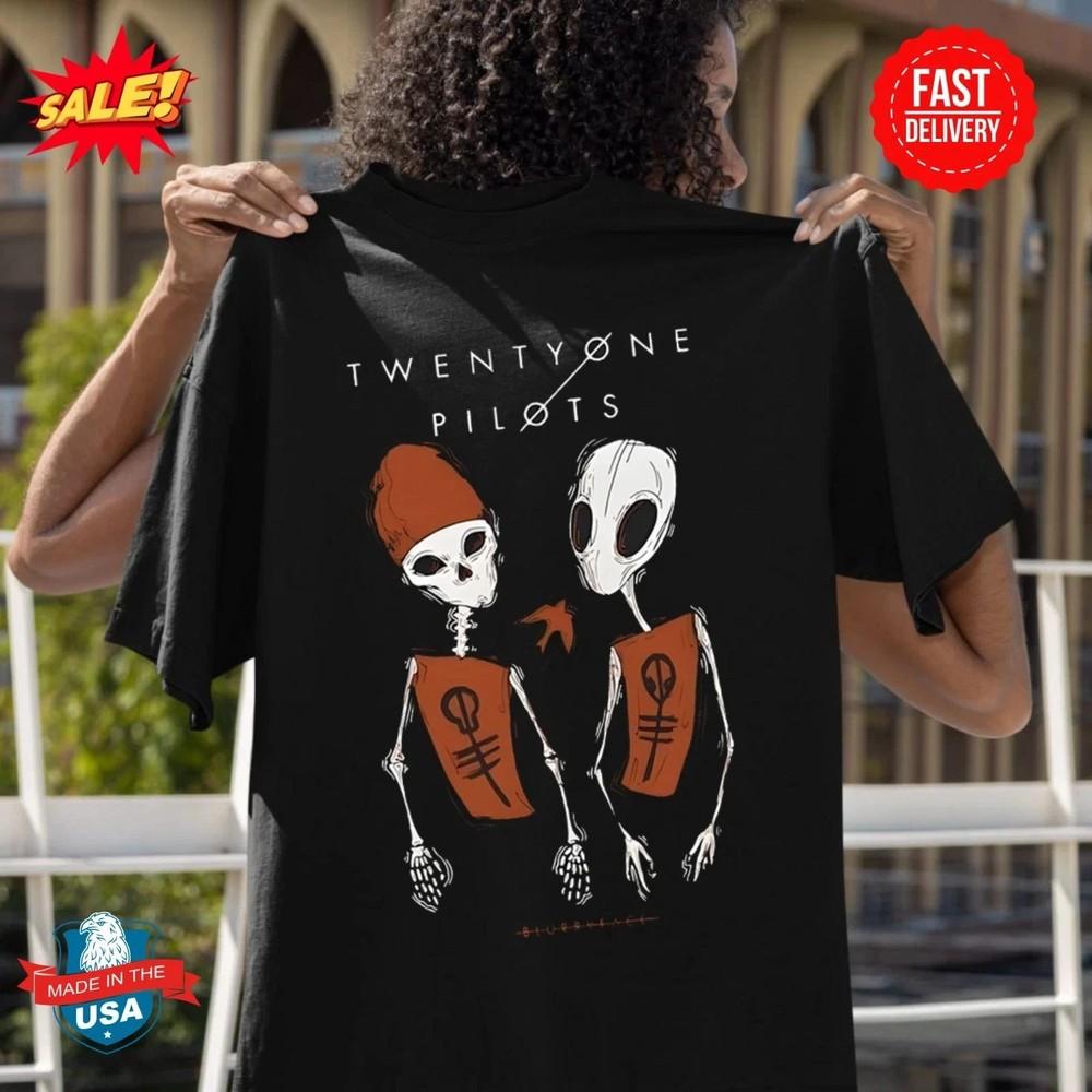 

Twenty One Pilots Unisex Tshirt Twenty One Pilots Tour Clancy TShirt Unisex T-Shirt XL