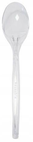 Lux Transparent Reusable Spoons 100