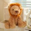 Curly Lion Doll Plush Animal Little Lion Doll Children'S Toy Birthday Gift Doll Soothes Lion