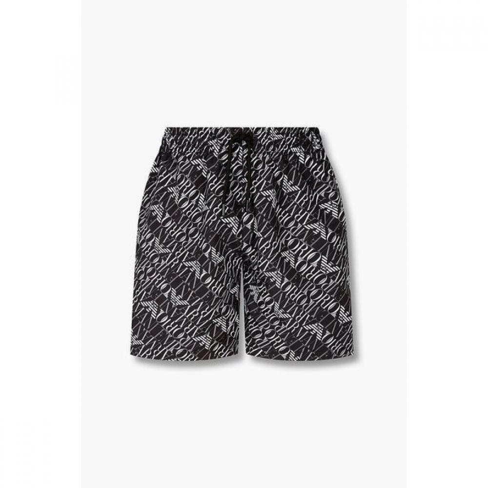 Emporio Armani Men S Diagonal Logo Swim ShortS 0816121166 M(100)