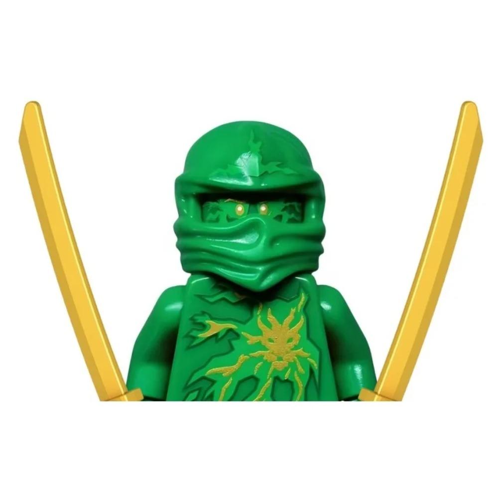 8cm Ninja Set Building Blocks Woodfire Dragons Forbidden Five Mini Action Figure Toys