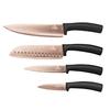 Berlinger Haus BH-2385 Black Rose 4-Piece Stainless Steel Kitchen Knife Set