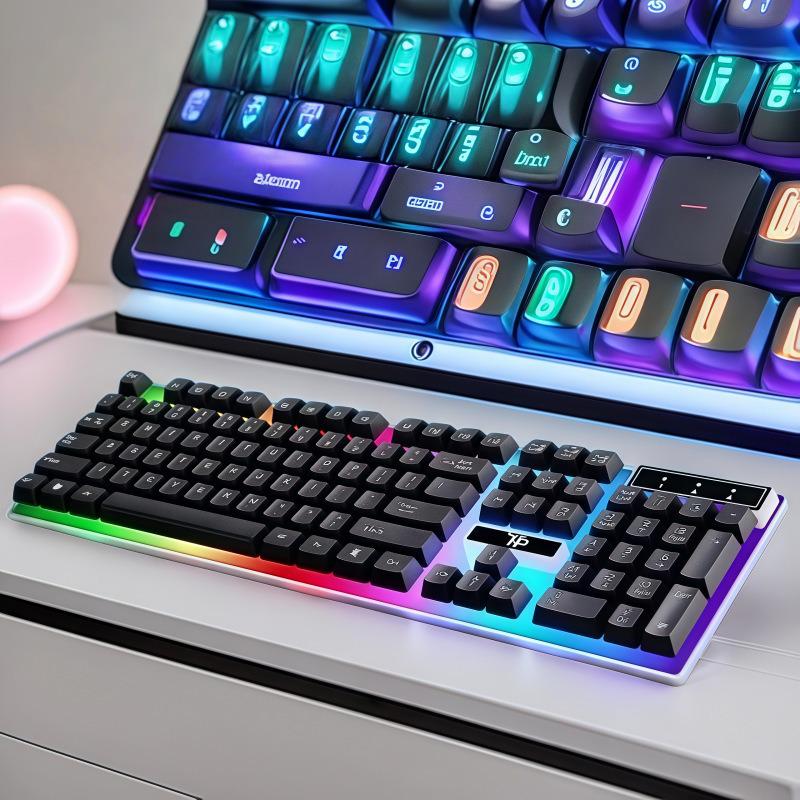 Mechanical Feel Esports Gaming Keyboard & Mouse Set - Luminous Wired Accessories