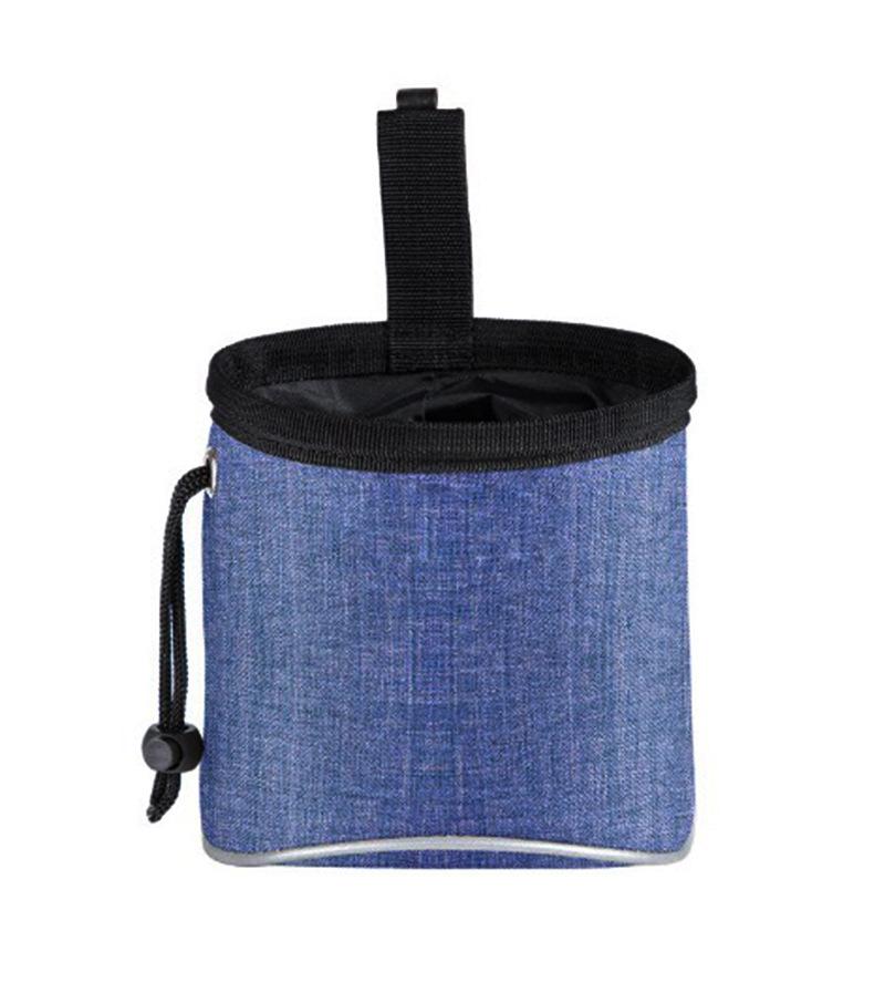 New Outdoor Camping Hiking Pet Snack Bag Reflective Dog Walking Treat Pouch Waterproof Oxford Training Food Bag