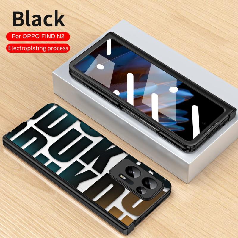 OPPO Find N2 Case Full Coverage Protective Shell With Screen Film Integrated Anti-Shock Scratch Resistant PC Cover