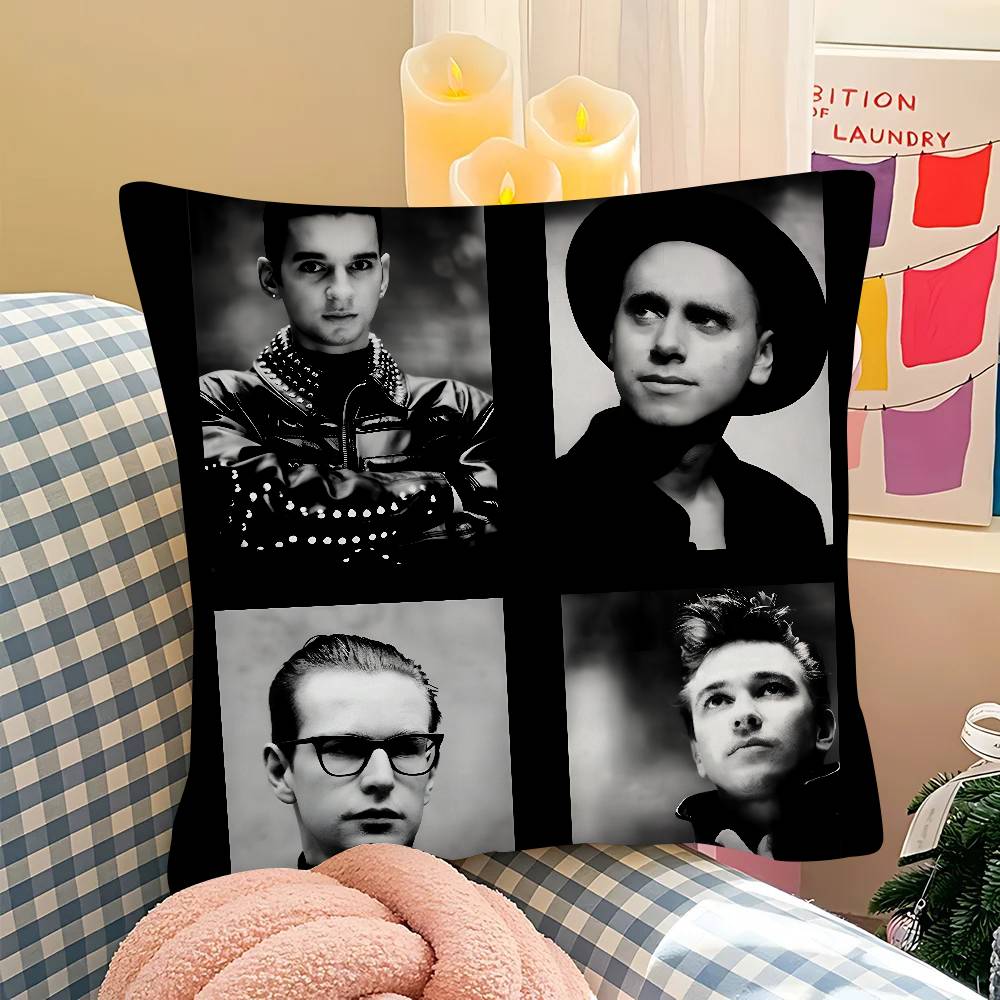 

Наволочка для подушки с певцом Depeche Mode, квадратная подушка, спальня, диван, отдых, комфортная подушка, автомобиль, гостиная, домашнее украшение 16x16Inch