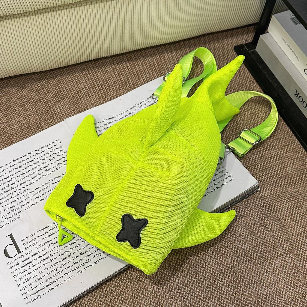 Schoolbag creative cartoon small backpack Korean version tide ins shark backpack boys and girls personality student schoolbag funny bag