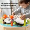 Multifunctional Wooden Wind Chimes Drum Set For Kids Musical Learning Toy With Xylophone And Chimes Educational Activity