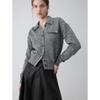 Women's Vintage Heathered Merino Wool Cardigan