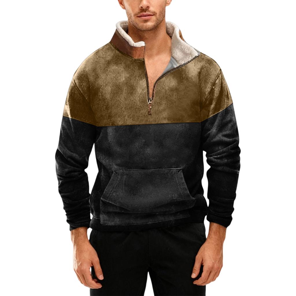 Men's  Hoodie  Loose  Long Sleeves  Round Neck